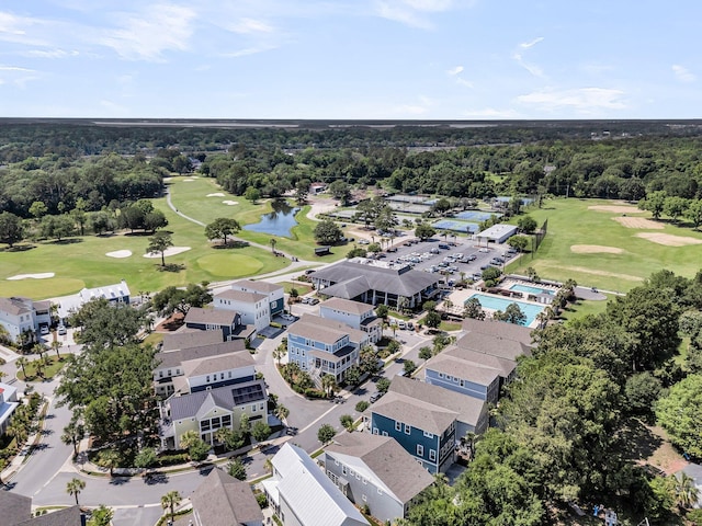 1182 Welcome Dr, Mount Pleasant, SC 29464 - bird's eye view of a golf club and a large body of water
