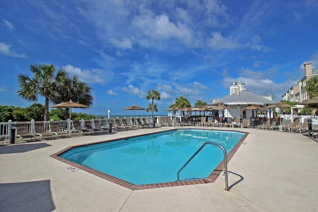 103 Grand Pavilion Blvd, Isle Of Palms, SC 29451 - community pool featuring fence and a patio