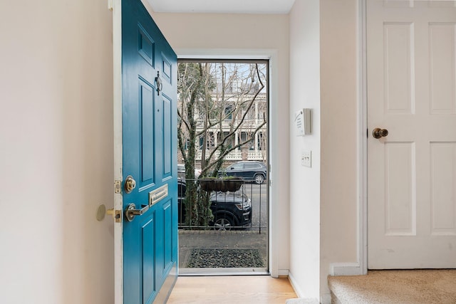 view of entrance foyer