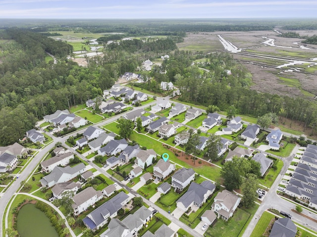 3998 Capensis Ln, Ravenel, SC 29470 - aerial overview of property's location with nearby suburban area