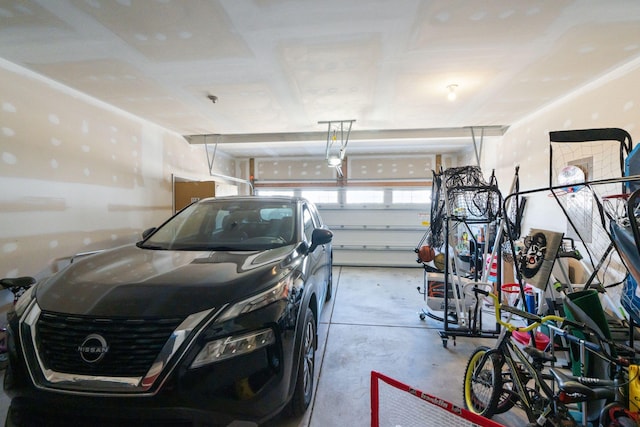 garage featuring bike storage