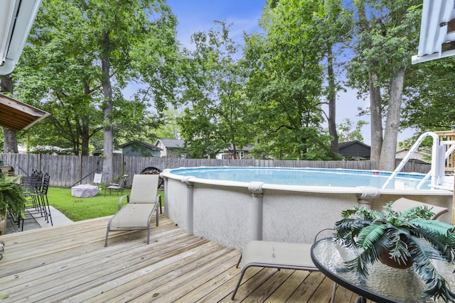 414 Birch Ave, Goose Creek, SC 29445 - view of pool featuring a deck and a fenced backyard