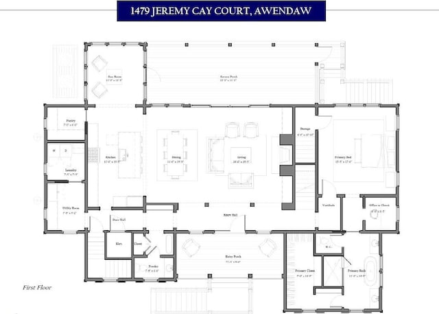1479 Jeremy Cay Ct, Awendaw, SC 29429 - floor plan / room layout