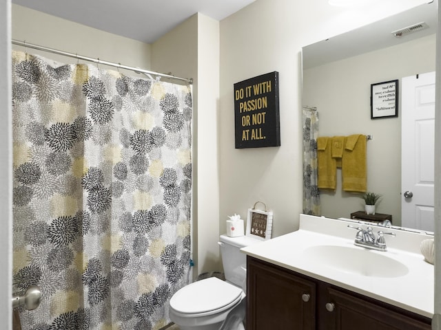 224 Market Hall St, Moncks Corner, SC 29461 - full bath with vanity, toilet, and a shower with curtain