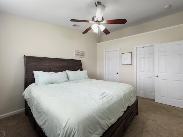 224 Market Hall St, Moncks Corner, SC 29461 - bedroom with carpet floors and a ceiling fan