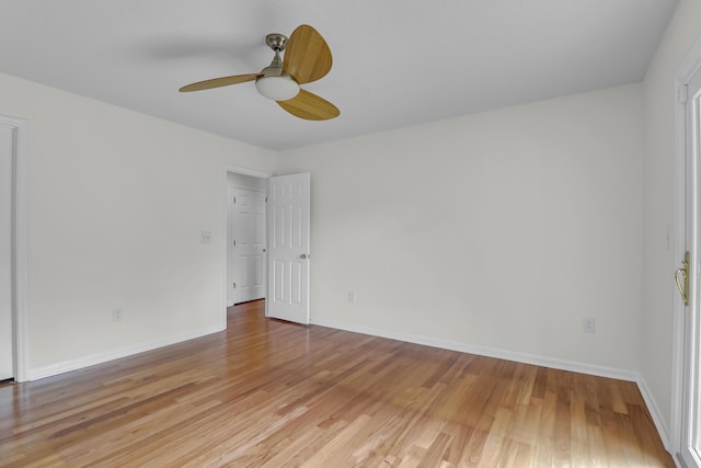 919 Overview Ct, Mount Pleasant, SC 29464 - unfurnished room featuring light wood-type flooring, baseboards, and a ceiling fan