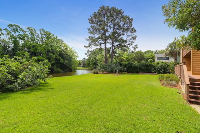 919 Overview Ct, Mount Pleasant, SC 29464 - view of green lawn featuring a water view