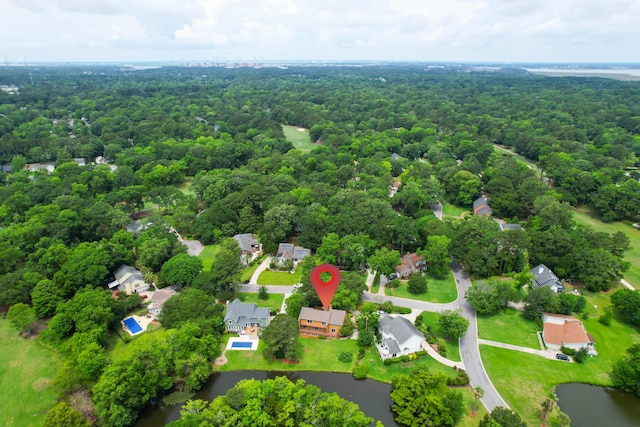 919 Overview Ct, Mount Pleasant, SC 29464 - drone / aerial view of a large body of water and a forest