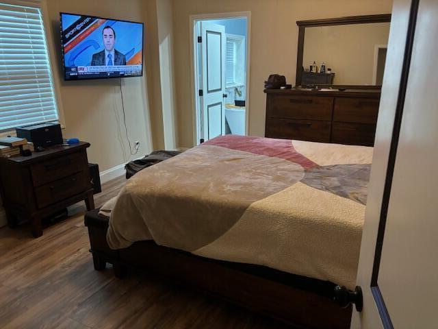 5309 Good St, North Charleston, SC 29406 - bedroom with wood finished floors and baseboards
