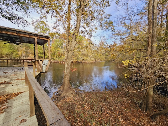 3695 Cannon Rd, Round O, SC 29474 - dock area featuring a water view