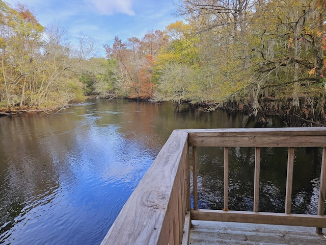 3695 Cannon Rd, Round O, SC 29474 - dock area with a water view and a forest view