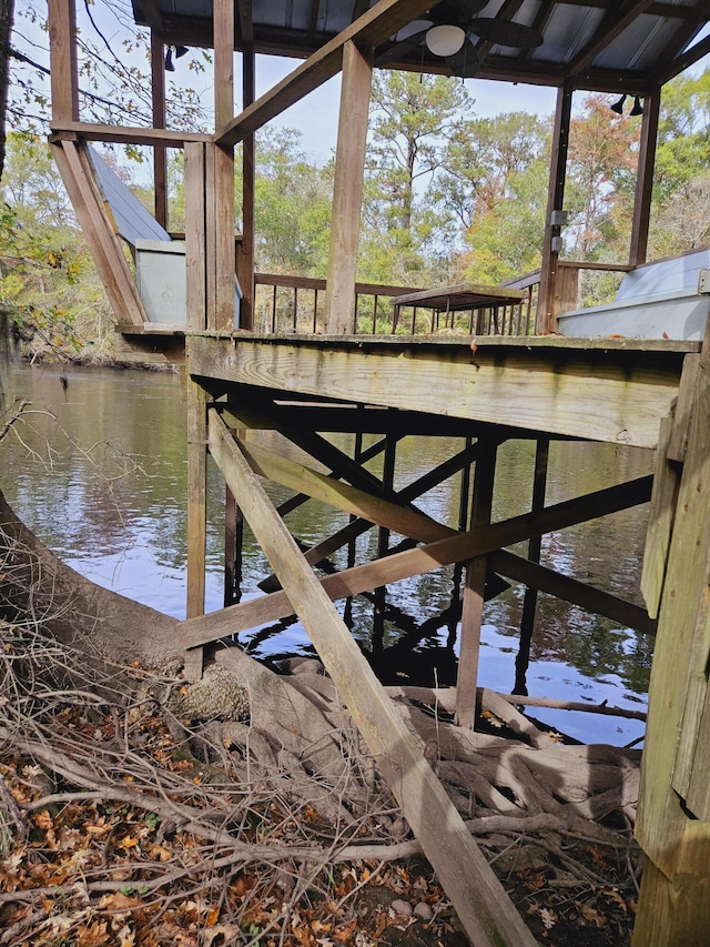 3695 Cannon Rd, Round O, SC 29474 - view of dock with a water view