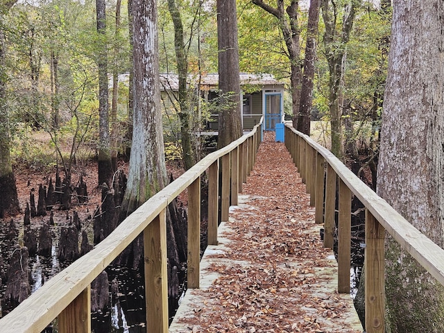 3695 Cannon Rd, Round O, SC 29474 - exterior space featuring a wooded view