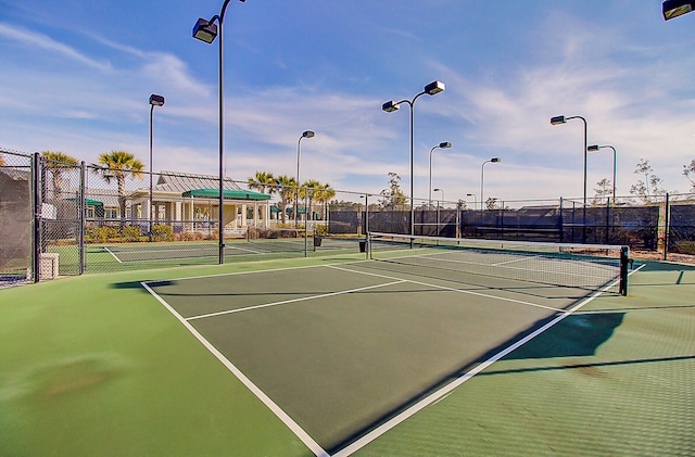 view of sport court