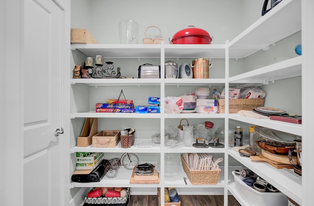 view of pantry