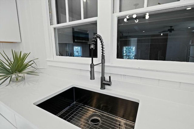 interior details featuring a sink