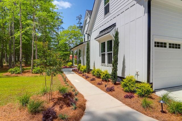 202 Countryside Way, Summerville, SC 29483 - view of side of property featuring a garage and board and batten siding