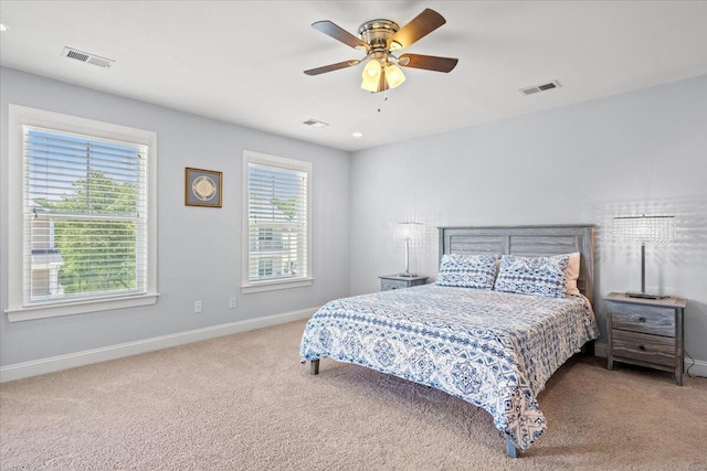 3751 Copahee Sound Dr, Mount Pleasant, SC 29466 - bedroom featuring carpet floors, baseboards, and ceiling fan