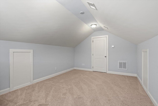 3751 Copahee Sound Dr, Mount Pleasant, SC 29466 - additional living space with light carpet, lofted ceiling, and baseboards