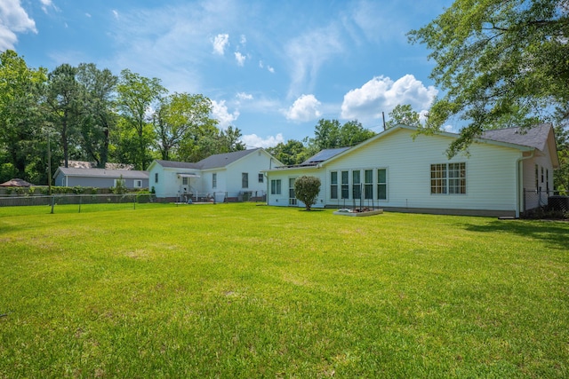 171 N Main St, Ridgeville, SC 29472 - back of house featuring solar panels