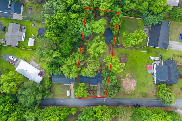 411 Berkeley Dr, Moncks Corner, SC 29461 - aerial view of property and surrounding area featuring property parcel outlined