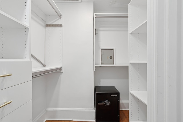 71 E Bay St, Charleston, SC 29401 - walk in closet featuring wood finished floors