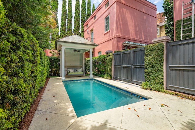 71 E Bay St, Charleston, SC 29401 - view of pool with a fenced backyard and a patio area