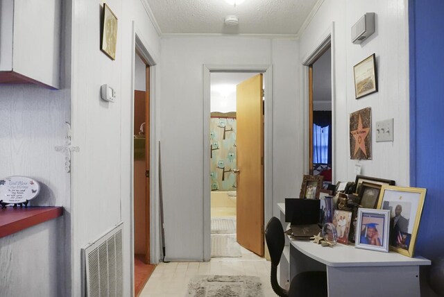2363 Ranger Dr, Cross, SC 29436 - home office featuring crown molding and a textured ceiling