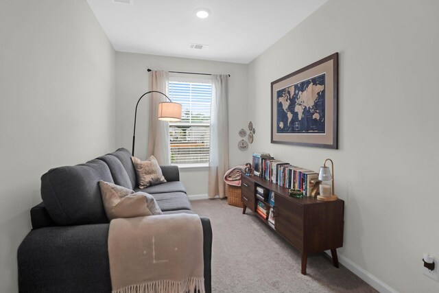 725 Pepperbush St, Charleston, SC 29414 - living room featuring light colored carpet and baseboards