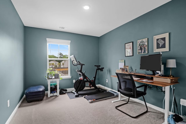 725 Pepperbush St, Charleston, SC 29414 - carpeted office space with baseboards