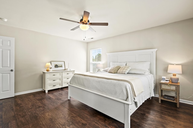 243 Old Savannah Dr, Goose Creek, SC 29445 - bedroom featuring wood finished floors, baseboards, and a ceiling fan