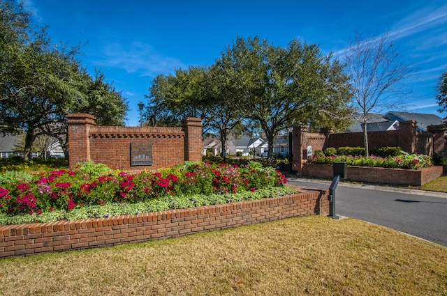 2418 Tuscany Dr, North Charleston, SC 29406 - community sign featuring a yard and fence