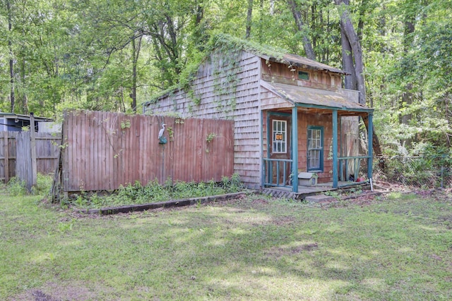 208 Owens Dr, Summerville, SC 29485 - view of outbuilding featuring an outbuilding and fence