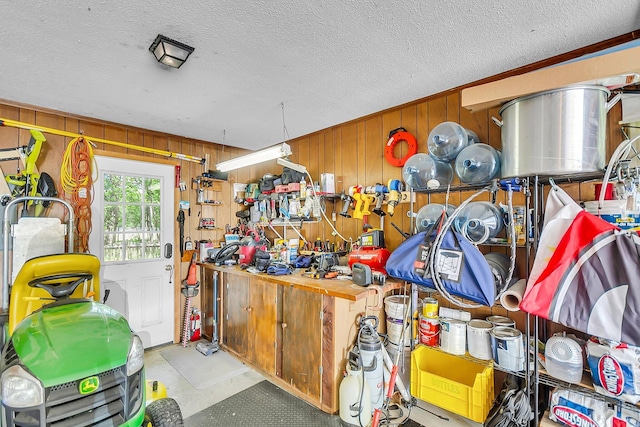 view of storage area