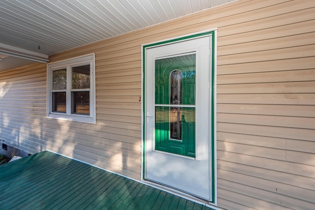 view of entrance to property