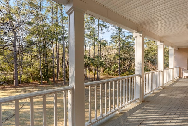 view of deck