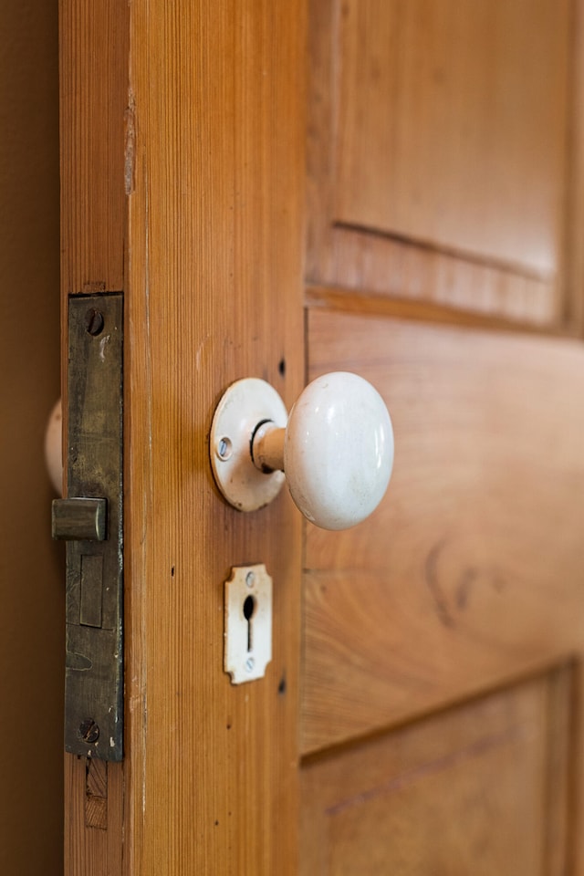 interior details with wood walls