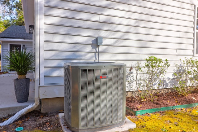 exterior details with central AC unit