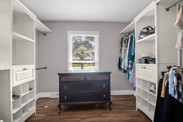1468 N Relyea Ave, Charleston, SC 29412 - walk in closet with dark wood-style flooring