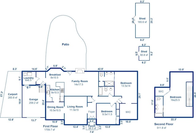 1468 N Relyea Ave, Charleston, SC 29412 - view of room layout