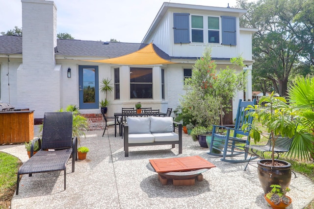 1468 N Relyea Ave, Charleston, SC 29412 - view of patio / terrace with outdoor dining space and an outdoor hangout area