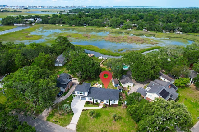 1468 N Relyea Ave, Charleston, SC 29412 - aerial view of property's location featuring a large body of water