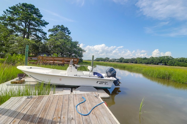 1468 N Relyea Ave, Charleston, SC 29412 - dock with a water view