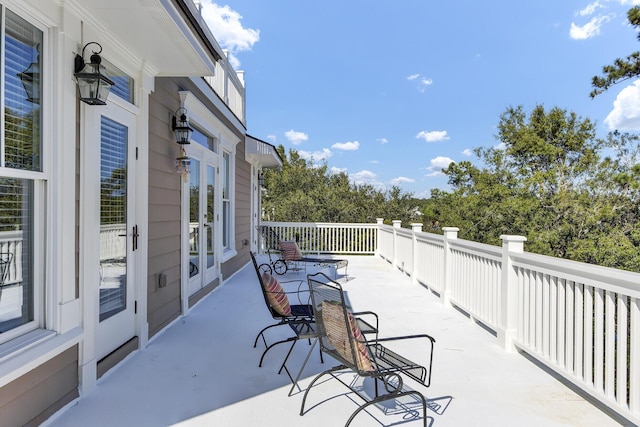 view of patio / terrace with french doors