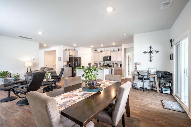 127 William Clark Blvd, Santee, SC 29142 - dining room featuring wood finished floors and recessed lighting