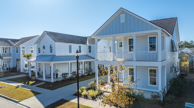 view of front of house featuring covered porch