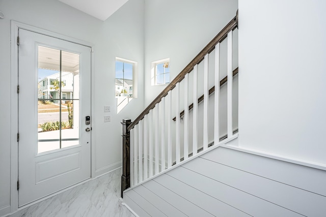 view of entrance foyer