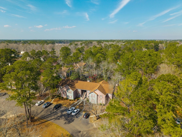 aerial view with a view of trees