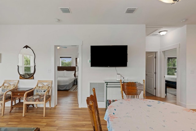 31 W 9th St, Folly Beach, SC 29439 - bedroom with light wood-style flooring and multiple windows