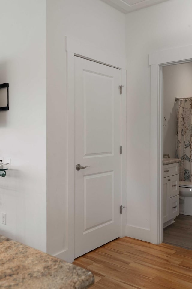 31 W 9th St, Folly Beach, SC 29439 - unfurnished bedroom with light wood-style floors
